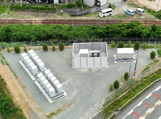 静岡・三ヶ⽇町蓄電所