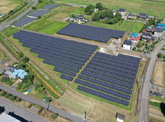 埼⽟・加須Ⅱ太陽光発電所